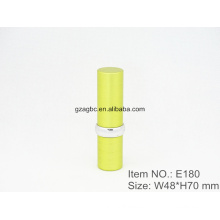 Modern&Glamorous Aluminum Cylindrical Lipstick Tube Container E180, cup size12.1/12.7,Custom color
